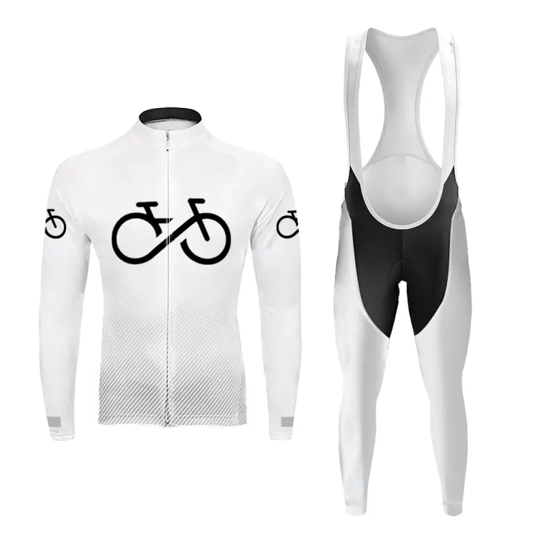Bike Forever  Men's Long Sleeve Cycling Kit made by RSSC Sports