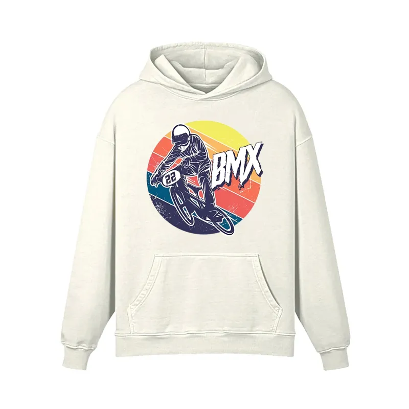 BMX Retro Graphic Illustration Hoodie sold by RSSC Sports