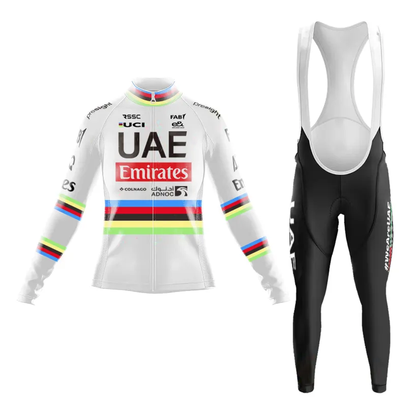 Iridescence Emirates Fleet UAE  Women's Long Sleeve Cycling Kit sold by RSSC Sports