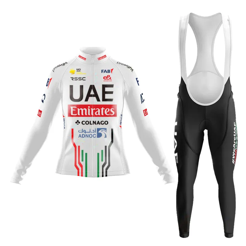 Emirates Fleet UAE Women's Long Sleeve Cycling Kit sold by RSSC Sports