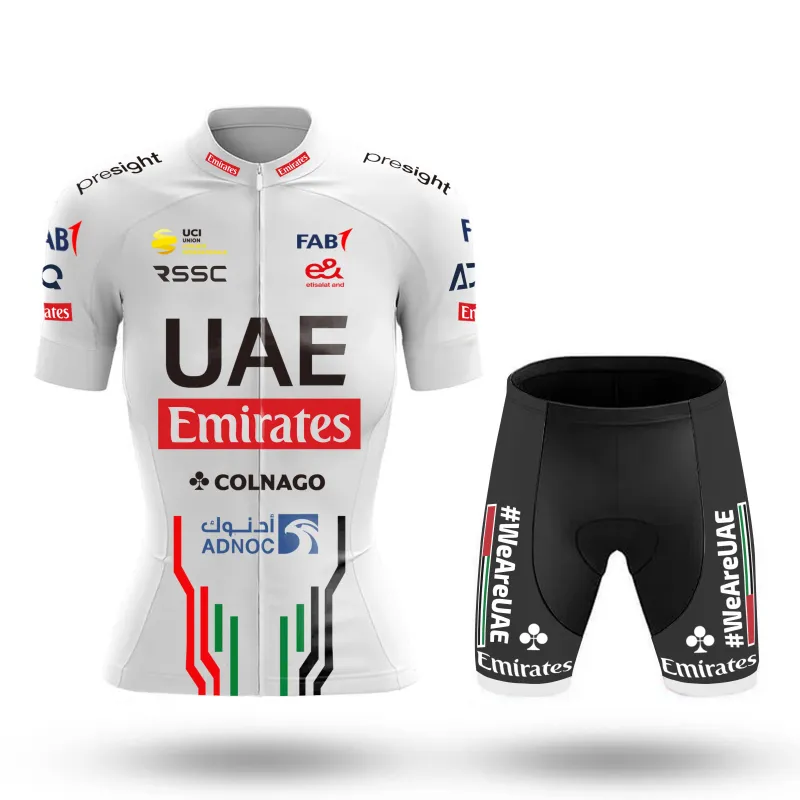 Emirates Fleet UAE Women's Short Sleeve Cycling Kit sold by RSSC Sports