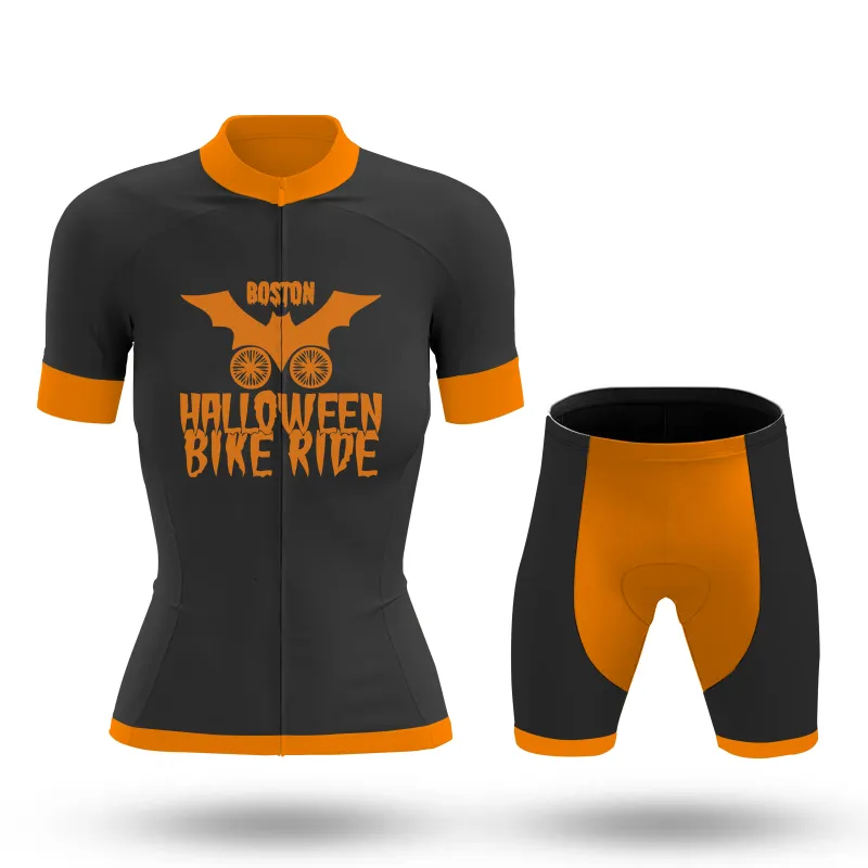 BOSTON HALLOWEEN  Women's Short Sleeve Cycling Kit sold by RSSC Sports