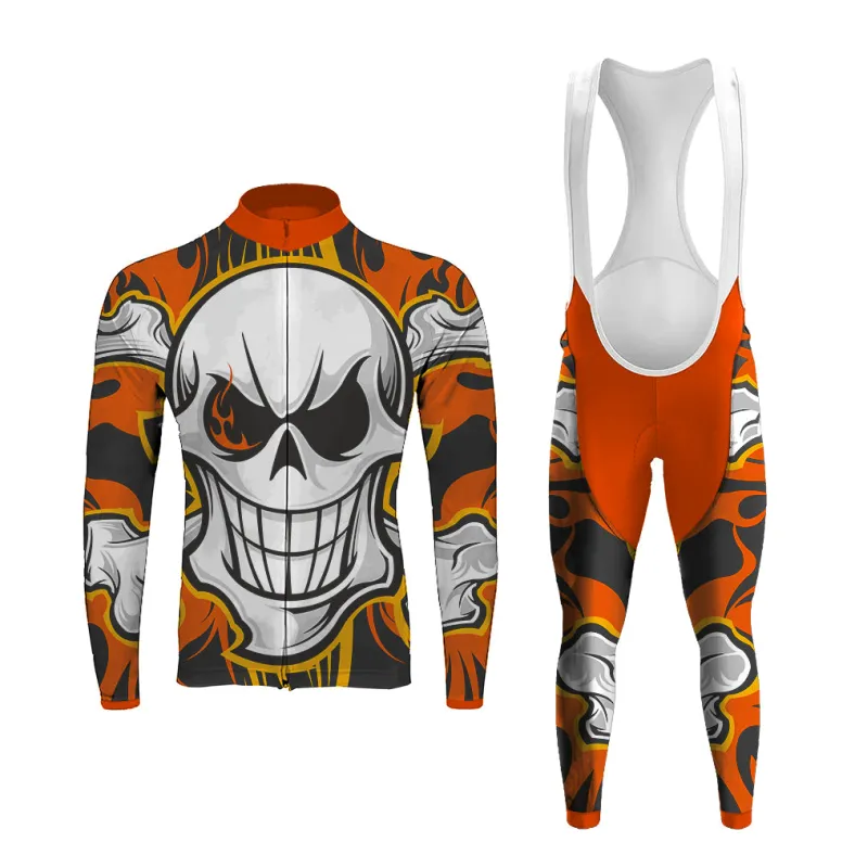 Skull Bone Men's Long Sleeve Cycling Kit sold by RSSC Sports