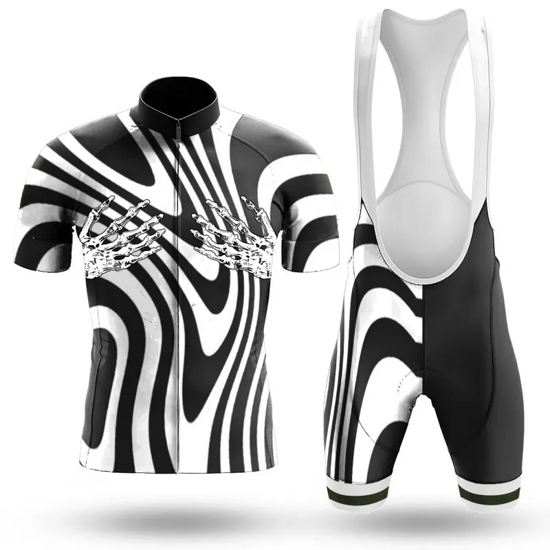 Two Skull Handprint Crops Men's Cycling Kit sold by RSSC Sports
