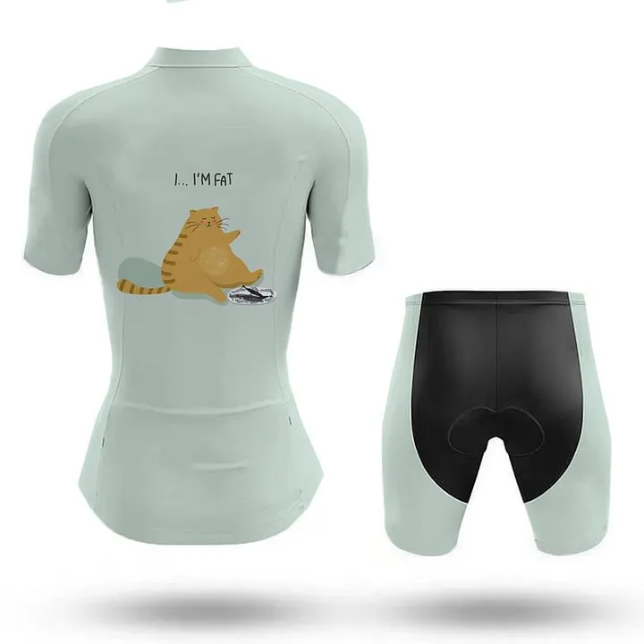 I'm Fat Cat Women's Short Sleeve Cycling Kit sold by RSSC Sports product image thumbnail 2