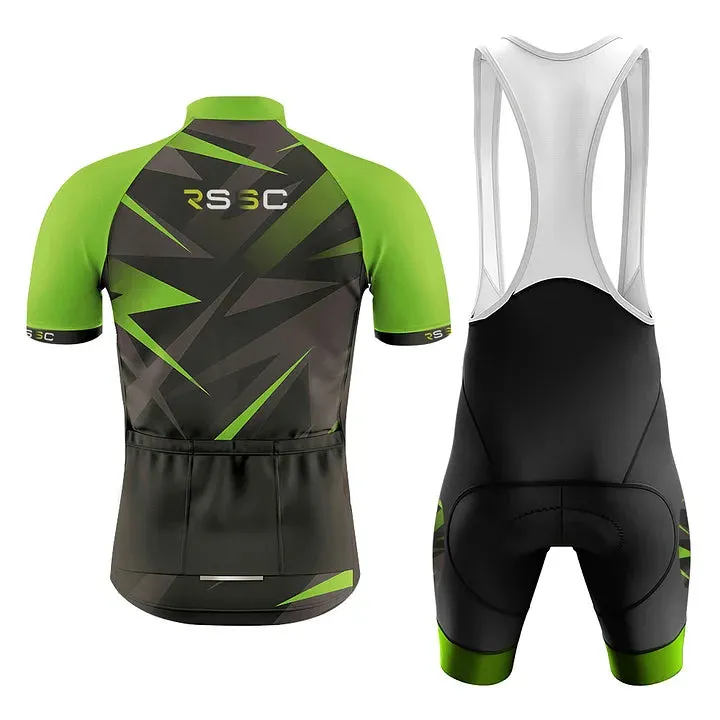 Rssc Basic Green Men's Short Sleeve Cycling Kit sold by RSSC Sports product image thumbnail 2