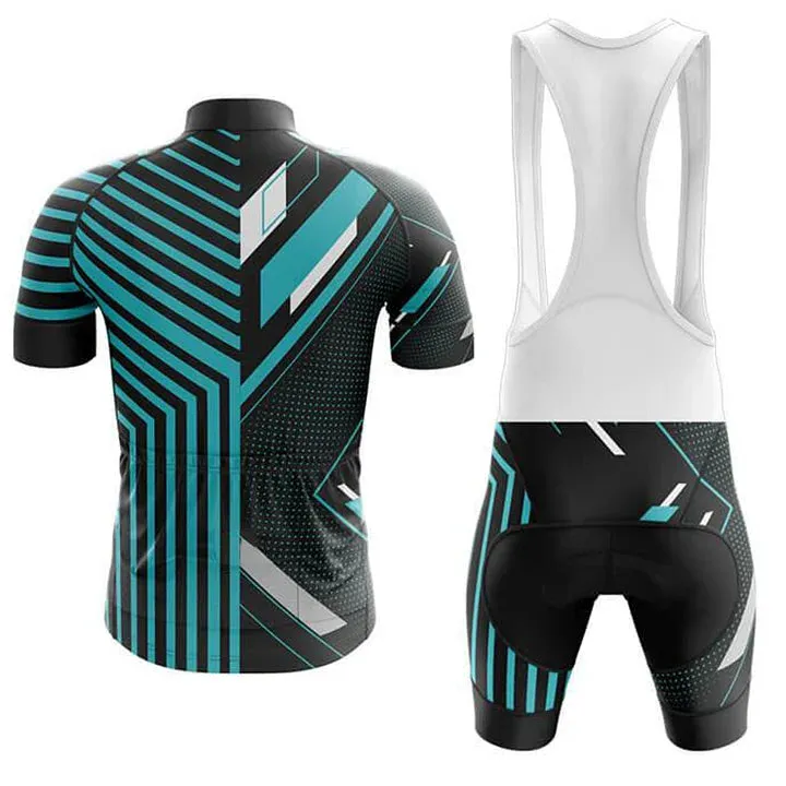 Colorful Abstract Men's Short Sleeve Cycling Kit sold by RSSC Sports product image thumbnail 2