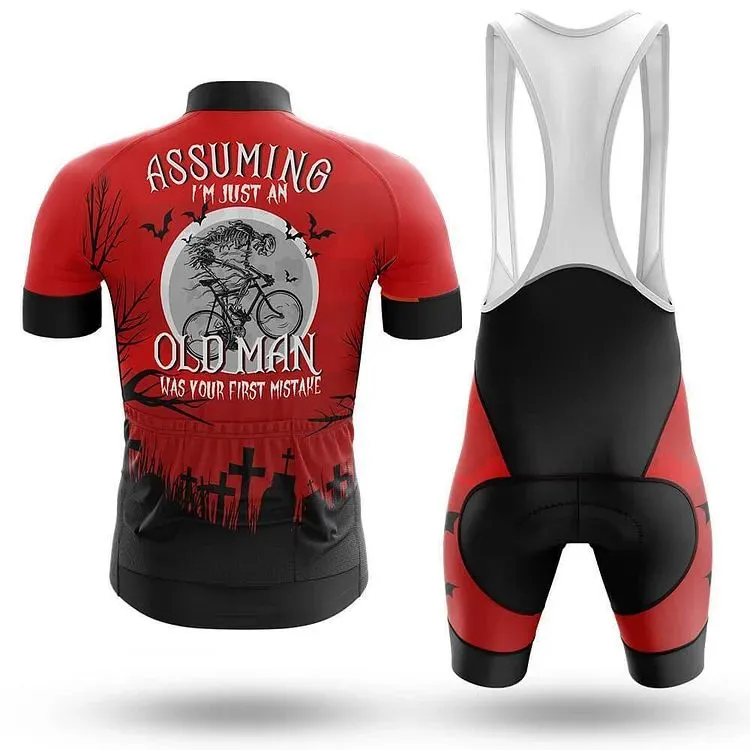 Assuming Old Man Men's Short Sleeve Cycling Kit sold by RSSC Sports product image thumbnail 2