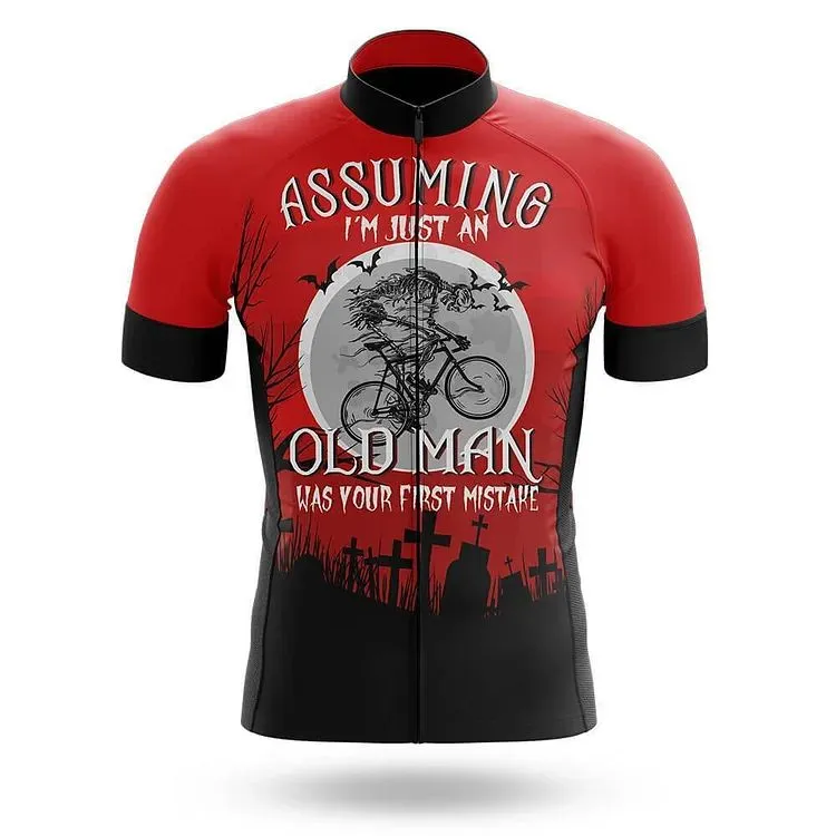 Assuming Old Man Men's Short Sleeve Cycling Kit sold by RSSC Sports product image thumbnail 3