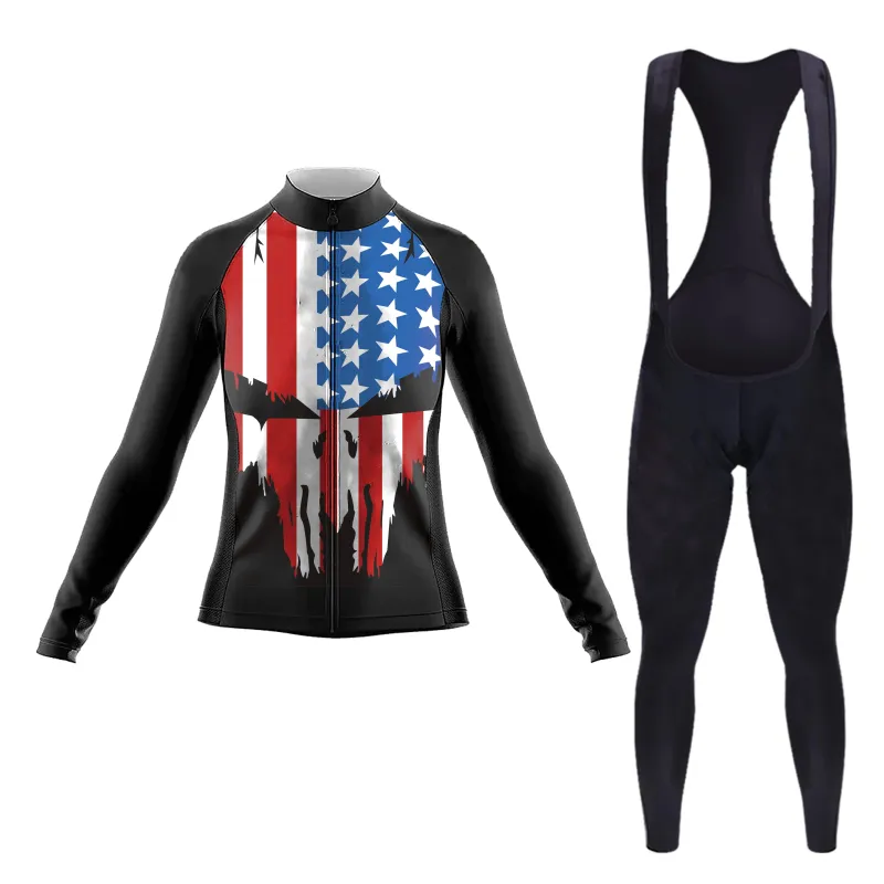 USA Women's Long Sleeve Cycling Kit sold by RSSC Sports