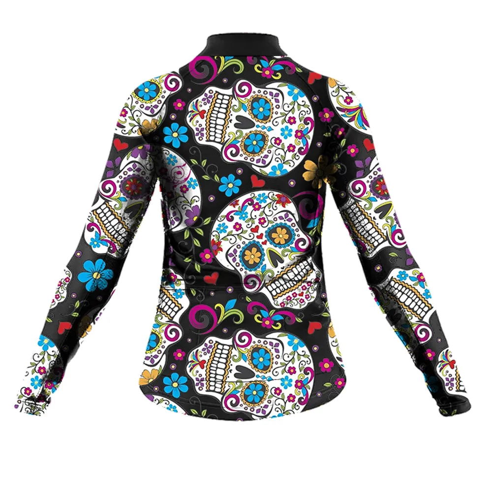 Sugar Skull Women's Long Sleeve Cycling Kit sold by RSSC Sports product image thumbnail 5