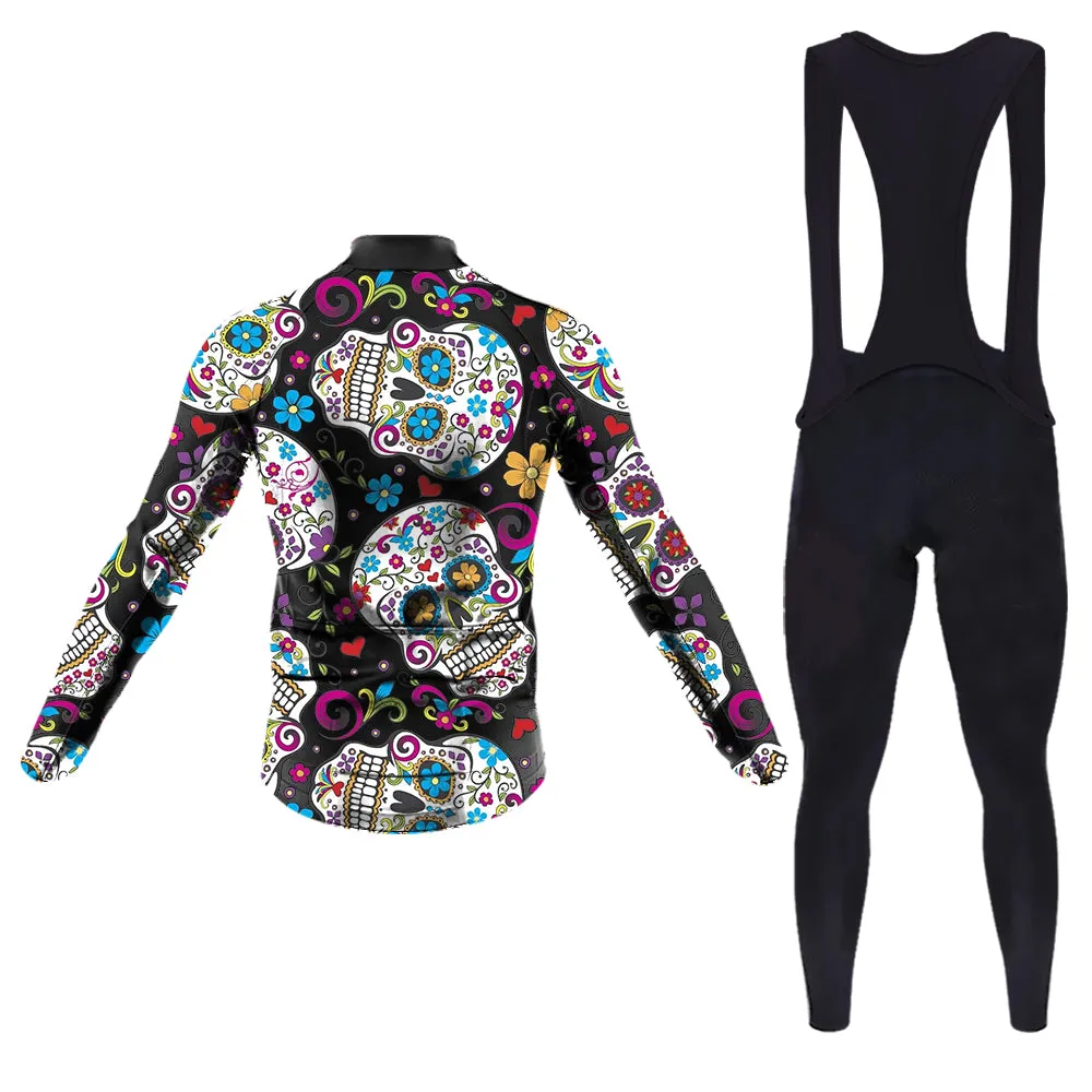 Sugar Skull Men's Long Sleeve Cycling Kit sold by RSSC Sports product image thumbnail 2