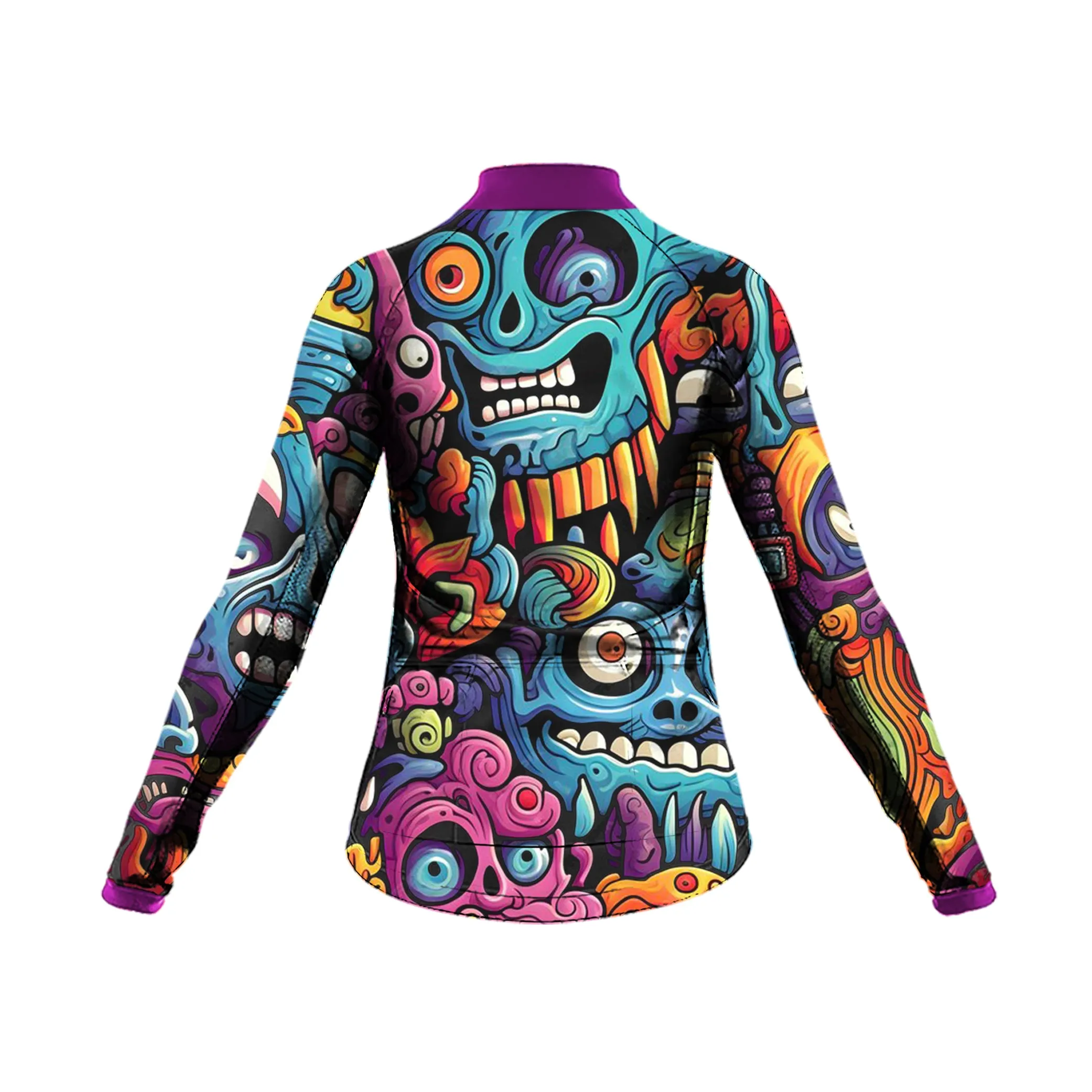 Alien Creatures Multicolor Women's Long Sleeve Cycling Kit sold by RSSC Sports product image thumbnail 4