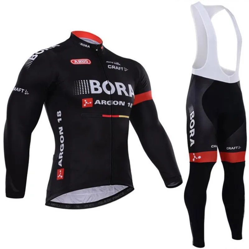 Bora Black Team Cycling Men's Long Sleeve Kit sold by RSSC Sports