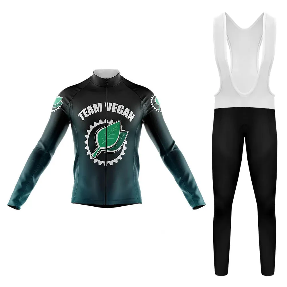 Team Vegan Men's Long Sleeve Cycling Kit sold by RSSC Sports