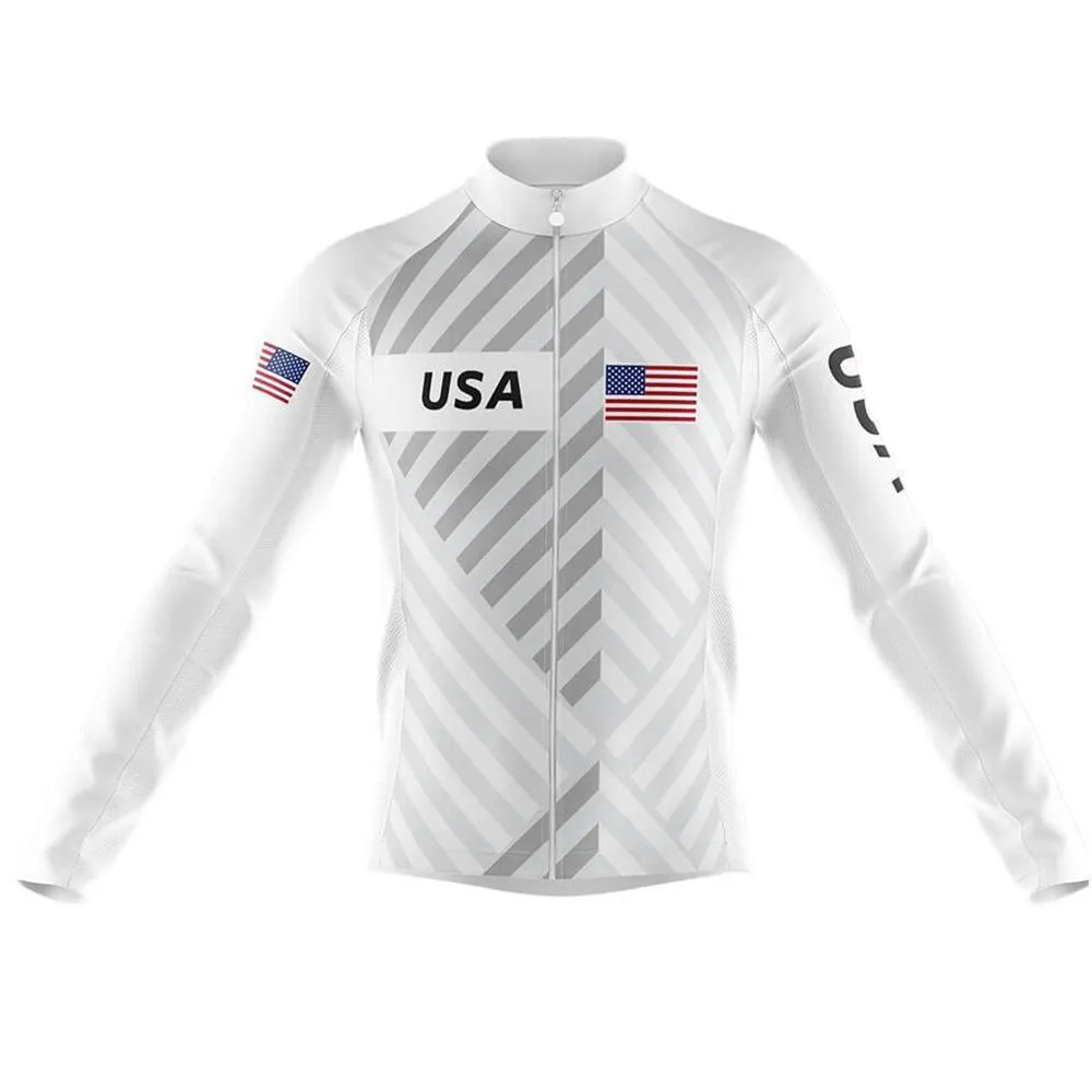 USA Men's Long Sleeve Cycling Kit sold by RSSC Sports product image thumbnail 3
