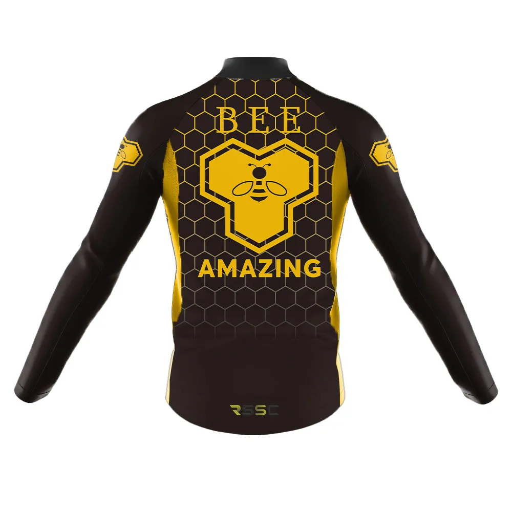 Bee Amazing Men's Long Sleeve Cycling Jersey sold by RSSC Sports product image thumbnail 2