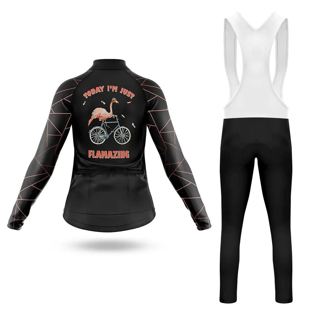 Today I'm Just Flamazing Women's Long Sleeve Cycling Kit sold by RSSC Sports product image thumbnail 2