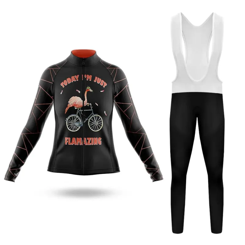 Today I'm Just Flamazing Women's Long Sleeve Cycling Kit sold by RSSC Sports