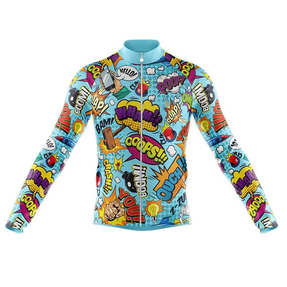 Comics Men's Long Sleeve Cycling Kit sold by RSSC Sports product image thumbnail 3