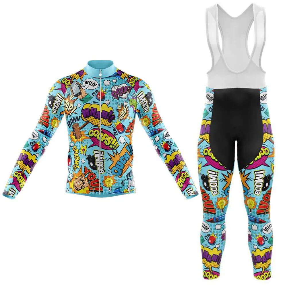 Comics Men's Long Sleeve Cycling Kit sold by RSSC Sports