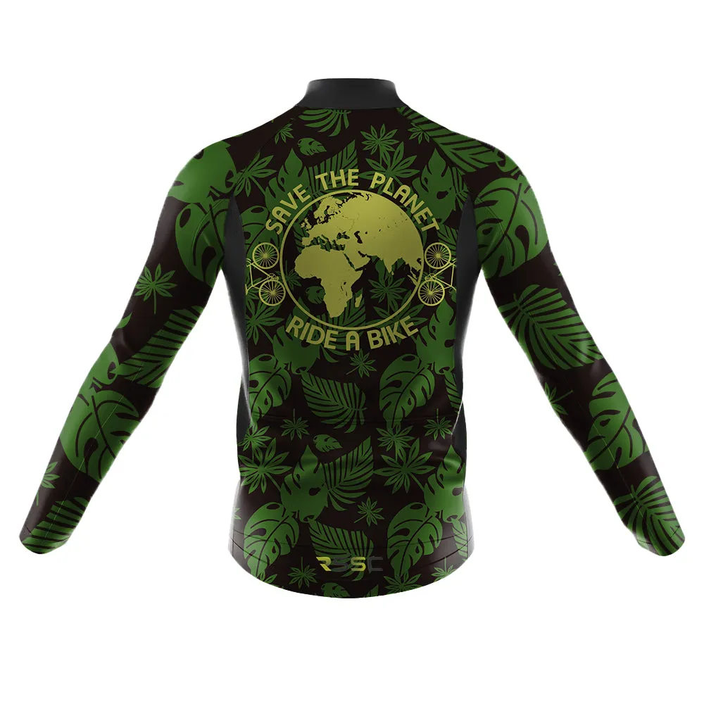 Ride A Bike Men's Long Sleeve Cycling Jersey sold by RSSC Sports product image thumbnail 2