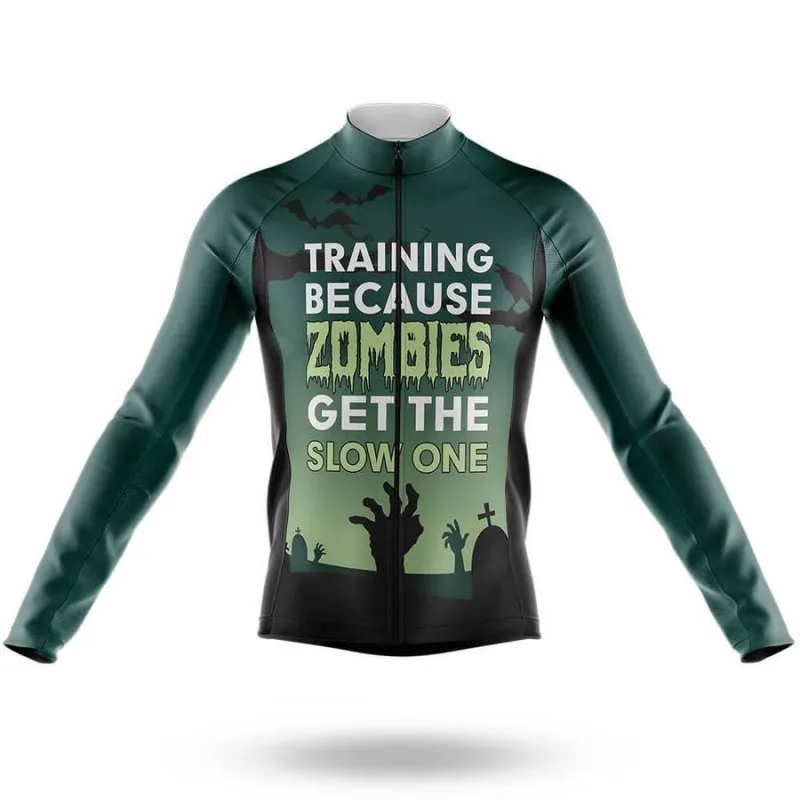 Zombies Men's Long Sleeve Cycling Jersey sold by RSSC Sports