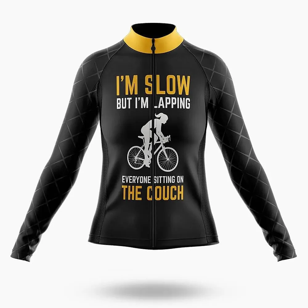 I'm Slow Women's Long Sleeve Cycling Kit sold by RSSC Sports product image thumbnail 3