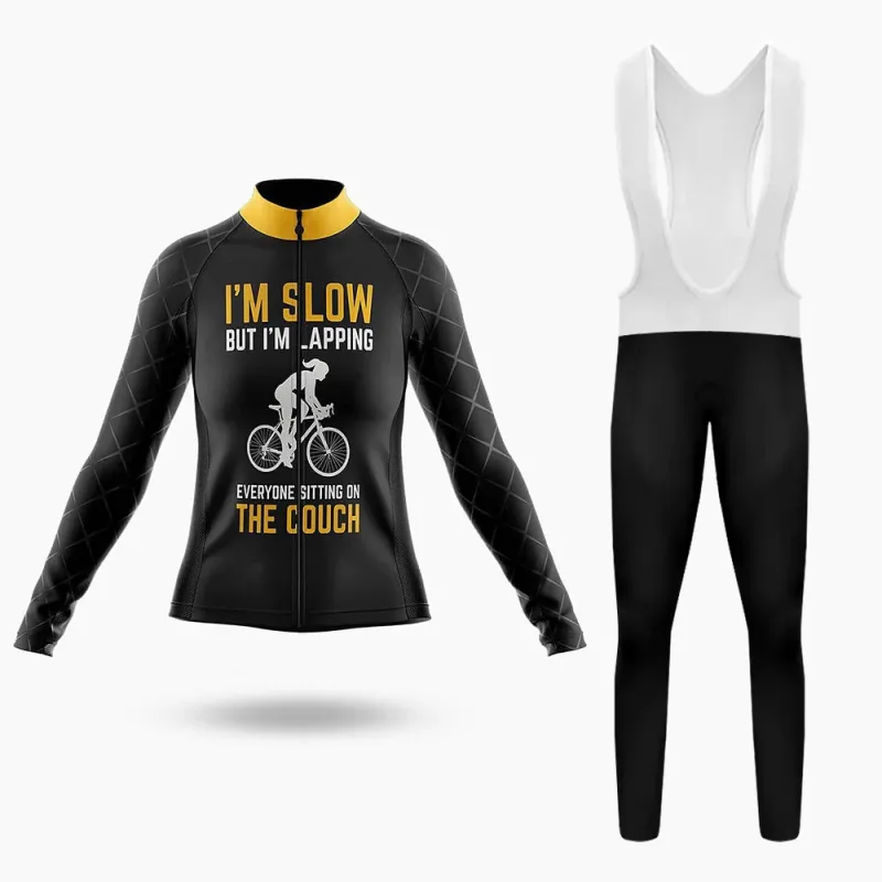 I'm Slow Women's Long Sleeve Cycling Kit made by RSSC Sports