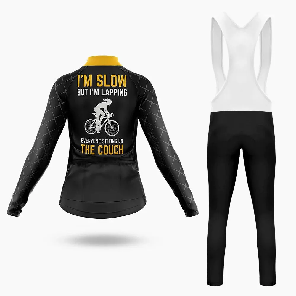 I'm Slow Women's Long Sleeve Cycling Kit sold by RSSC Sports product image thumbnail 2