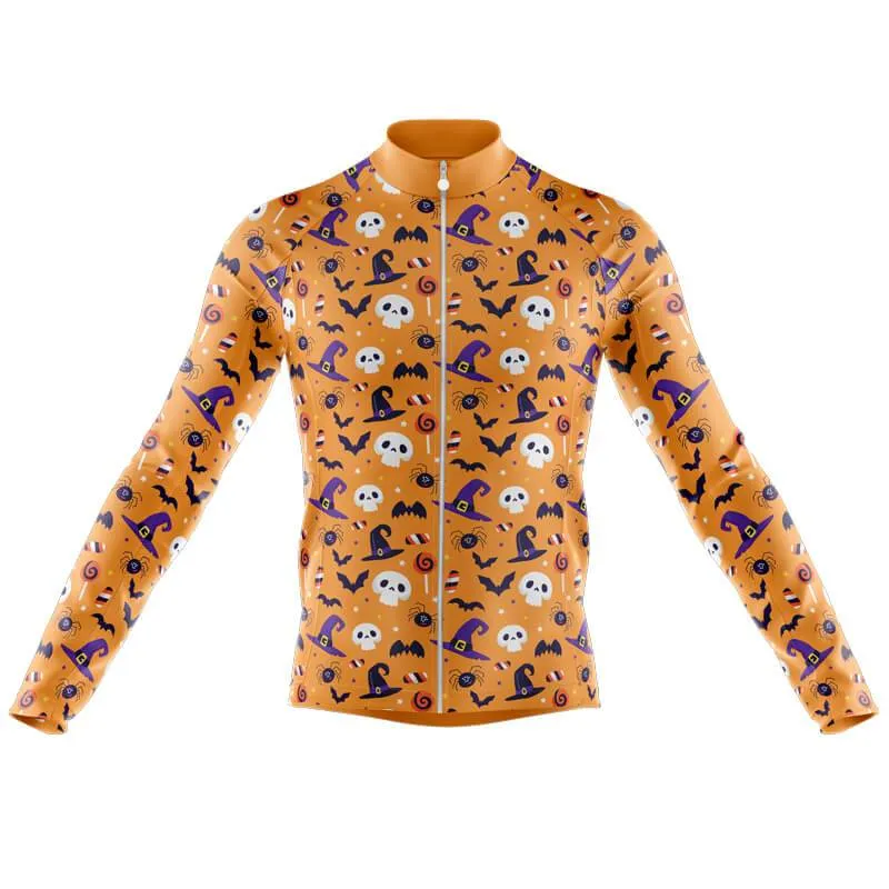 Halloween Men's Long Sleeve Cycling Jersey sold by RSSC Sports
