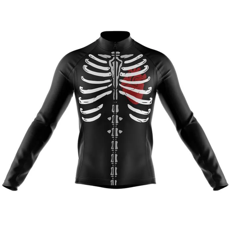 Skeleton Men's Long Sleeve Cycling Jersey sold by RSSC Sports