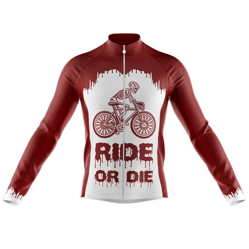 Ride or Die Men's Long Sleeve Cycling Jersey sold by RSSC Sports
