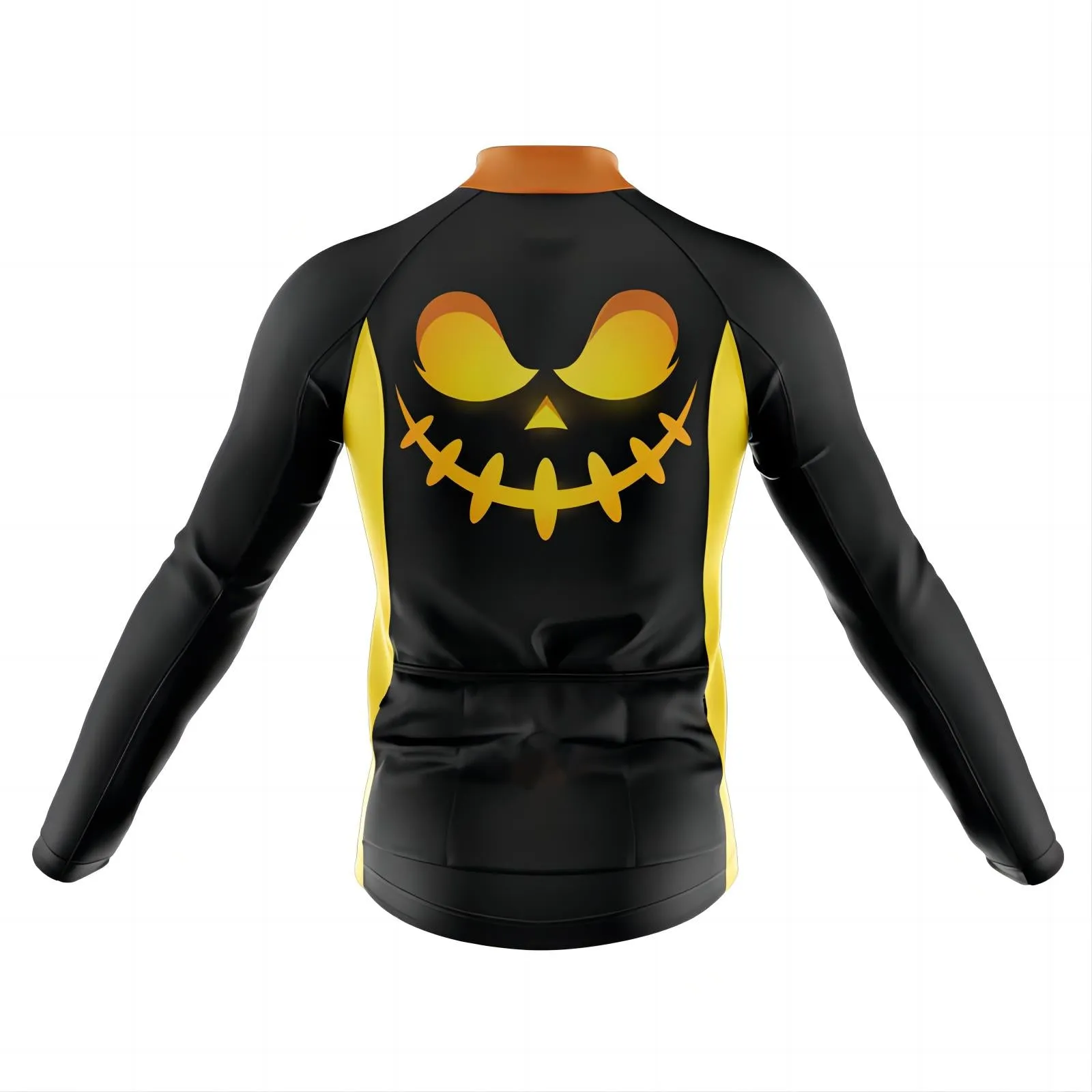 Jack-O-Lantern Men's Long Sleeve Cycling Jersey sold by RSSC Sports product image thumbnail 2