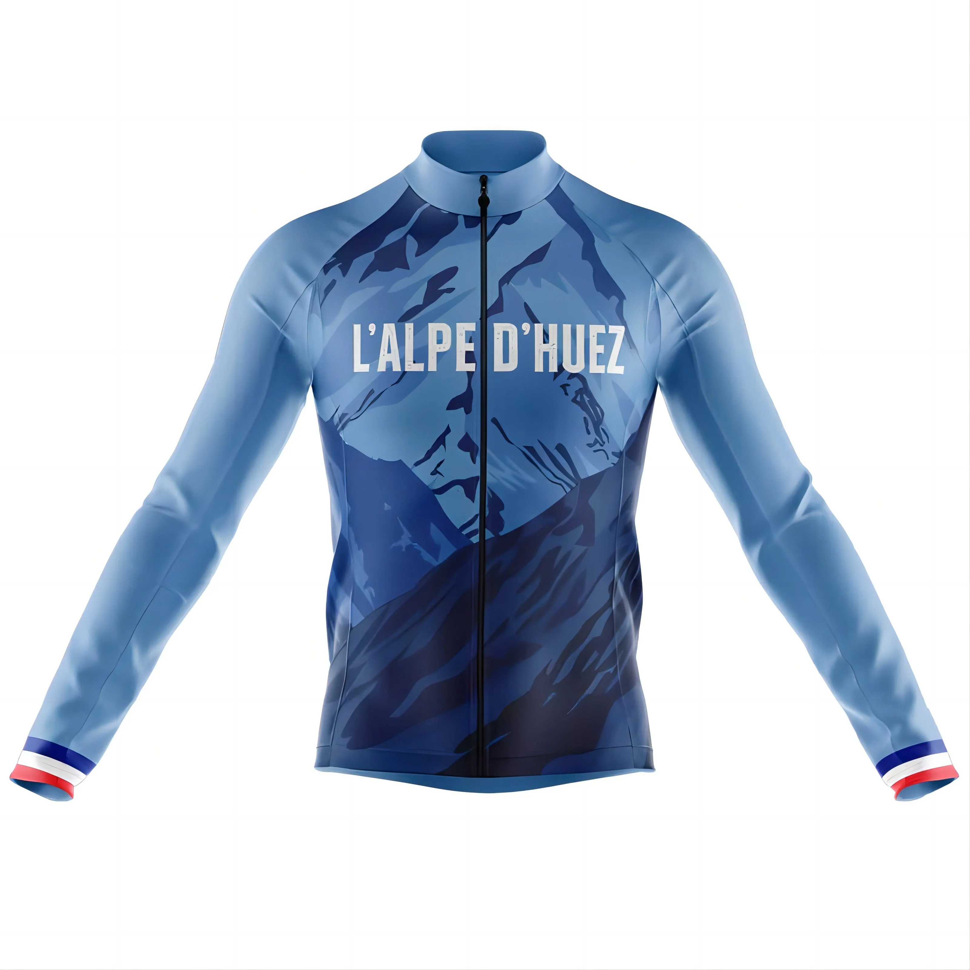 L'Alpe D'Huez Club Men's Long Sleeve Cycling Jersey sold by RSSC Sports