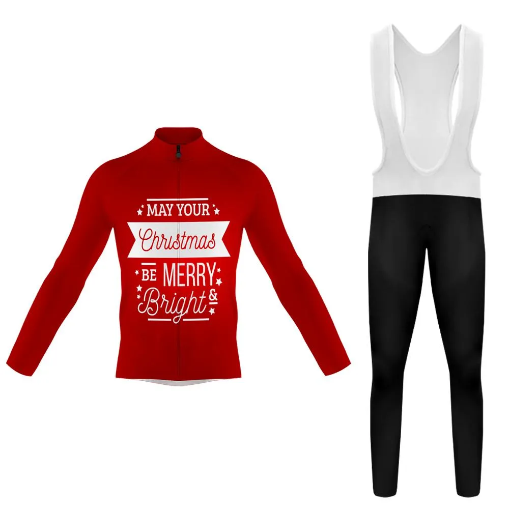 May Your Christmas Be Merry Men's Long Sleeve Cycling Kit sold by RSSC Sports