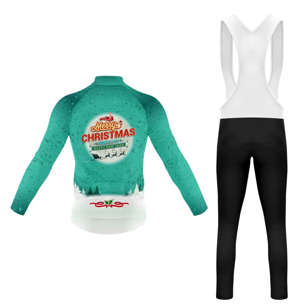 Merry Christmas Santa Claus Men's Long Sleeve Cycling Kit sold by RSSC Sports product image thumbnail 2