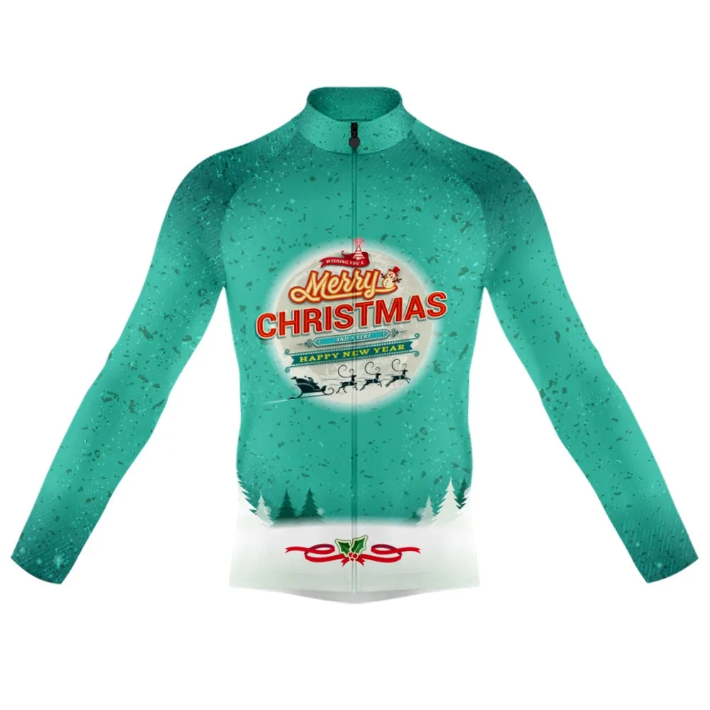 Merry Christmas Santa Claus Men's Long Sleeve Cycling Kit sold by RSSC Sports product image thumbnail 3