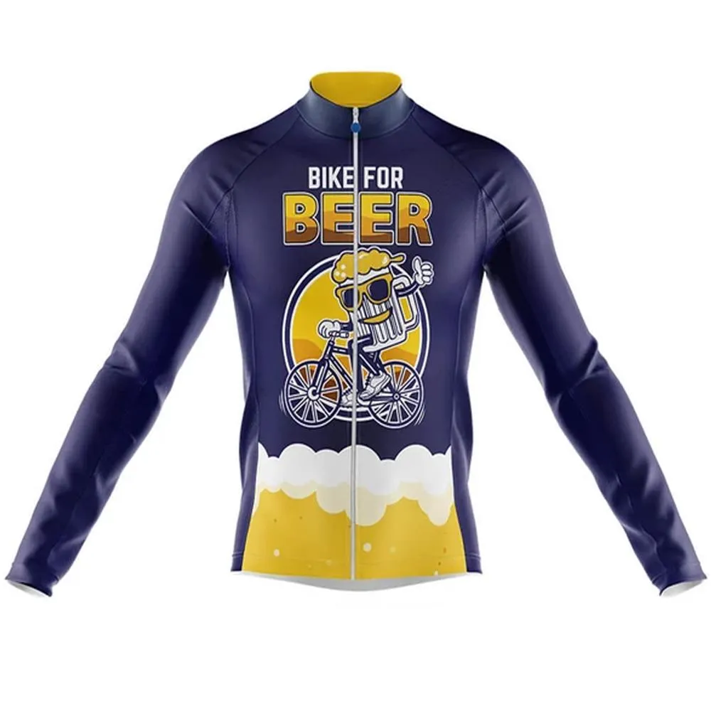 Bike For Beer Men's Long Sleeve Cycling Kit sold by RSSC Sports product image thumbnail 3