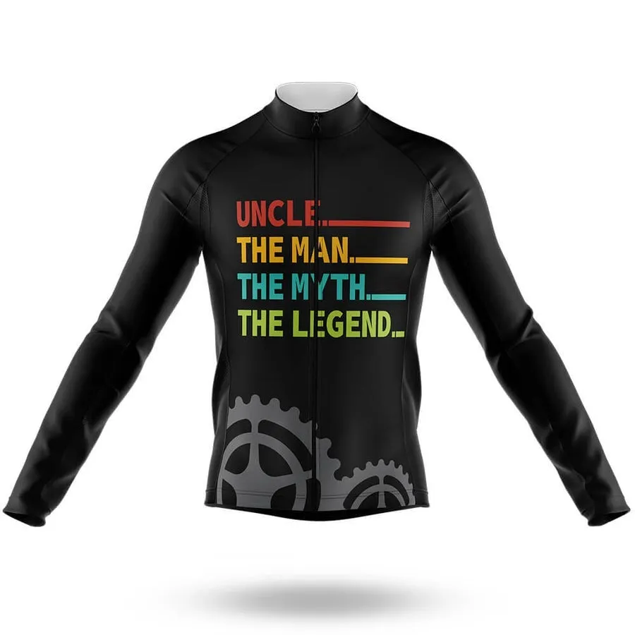 Uncle Men's Long Sleeve Cycling Jersey sold by RSSC Sports
