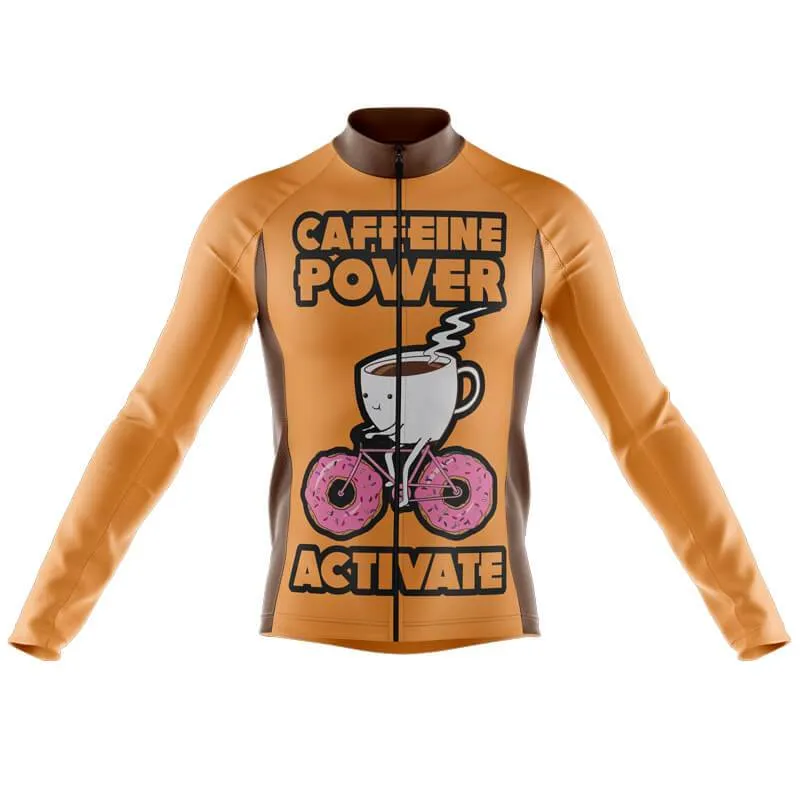 Caffeine Power Activate Men's Long Sleeve Cycling Jersey sold by RSSC Sports