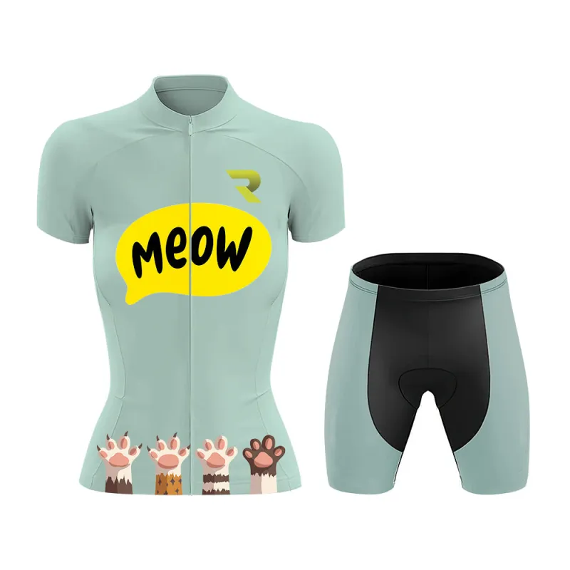 Cat Meow Women's Short Sleeve Cycling Kit sold by RSSC Sports