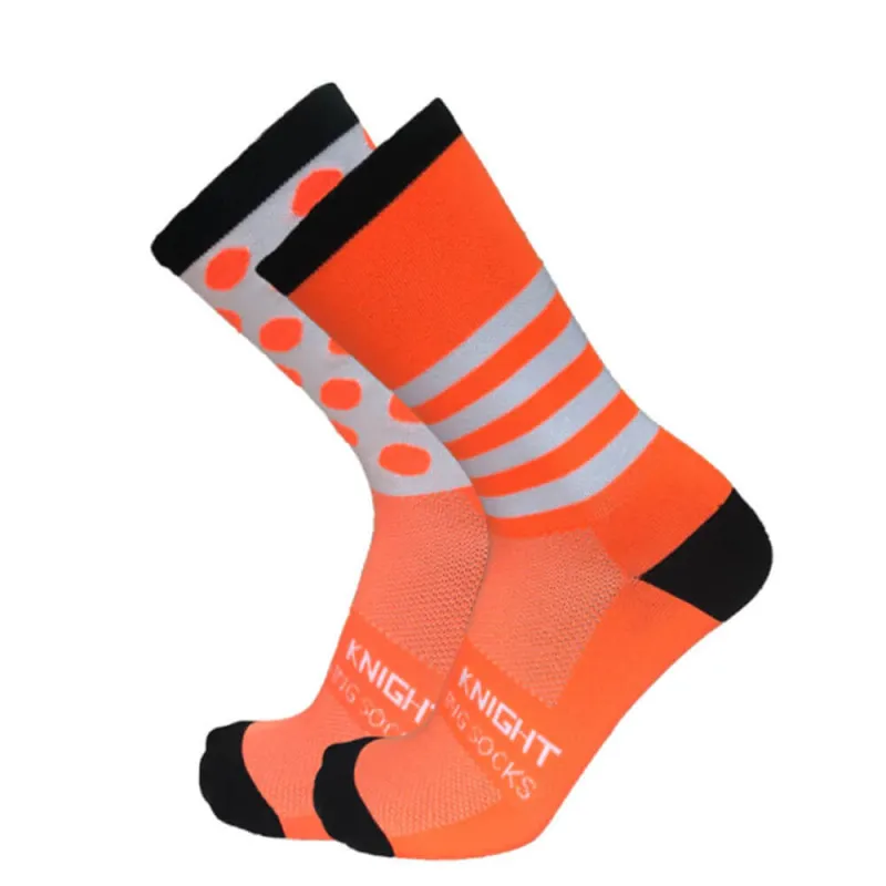 Retro Orange Cycling Socks sold by RSSC Sports