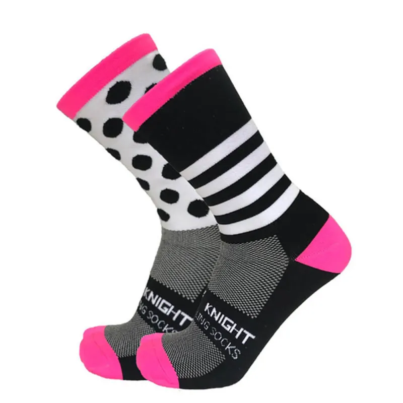 Retro Black Pink Cycling Socks sold by RSSC Sports