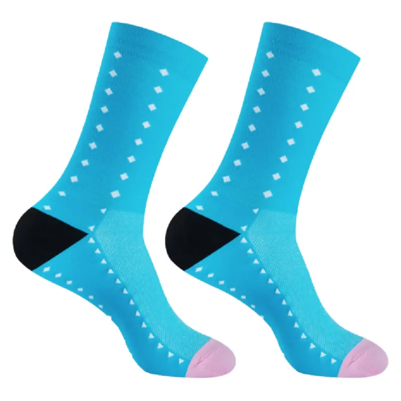 Enticing Blue Cycling Socks sold by RSSC Sports