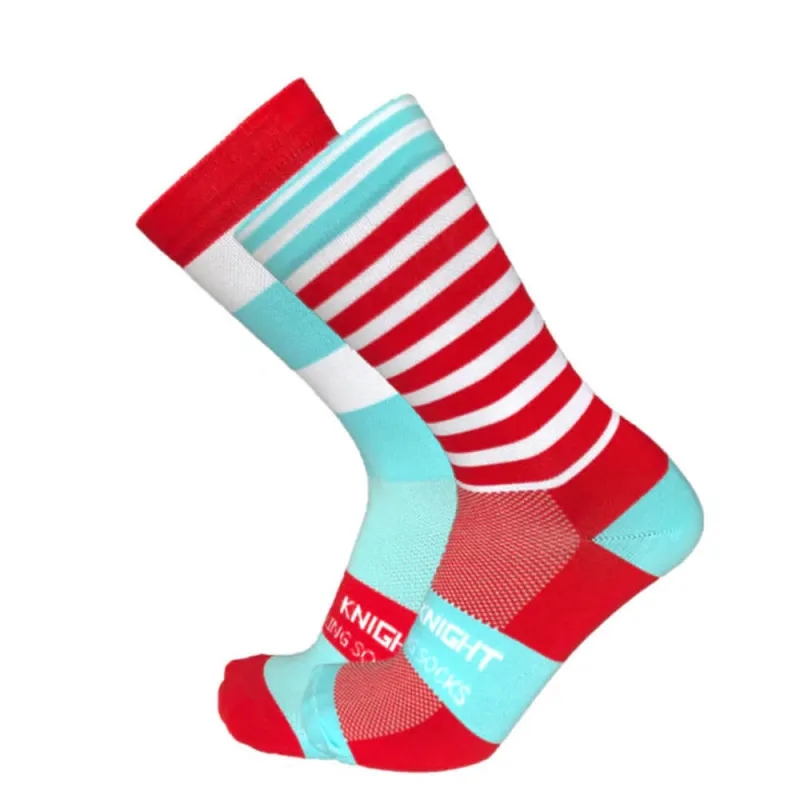 Red Blue Stripes Cycling Socks sold by RSSC Sports