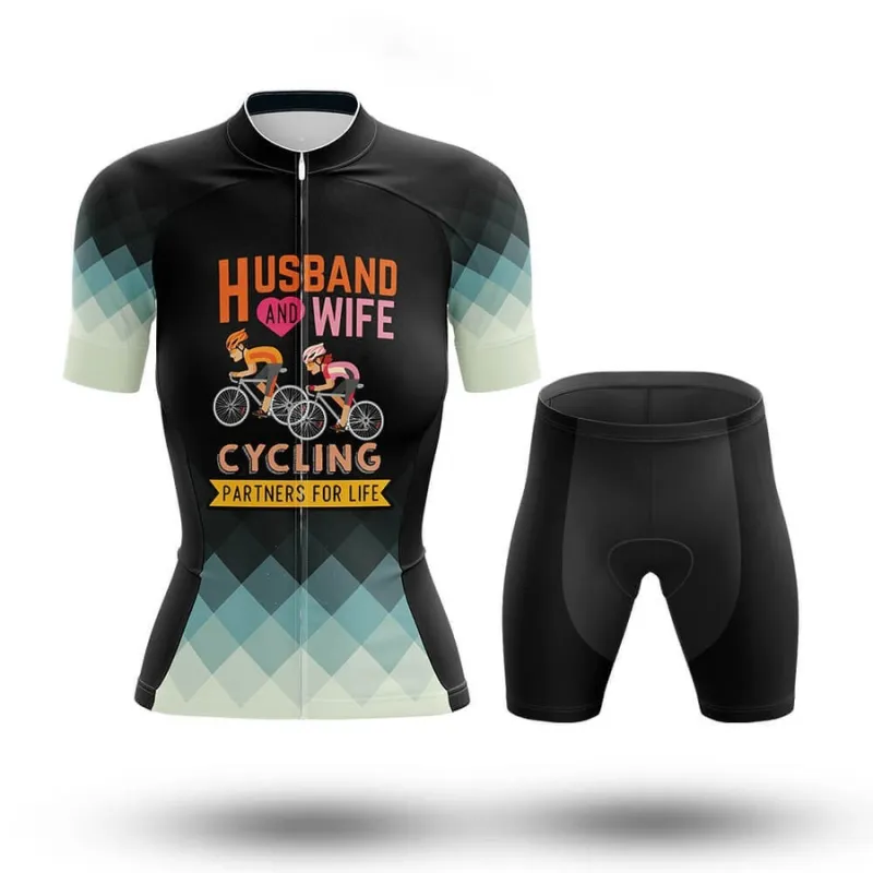 Husband And Wife Cycling Women's Short Sleeve Cycling Kit sold by RSSC Sports