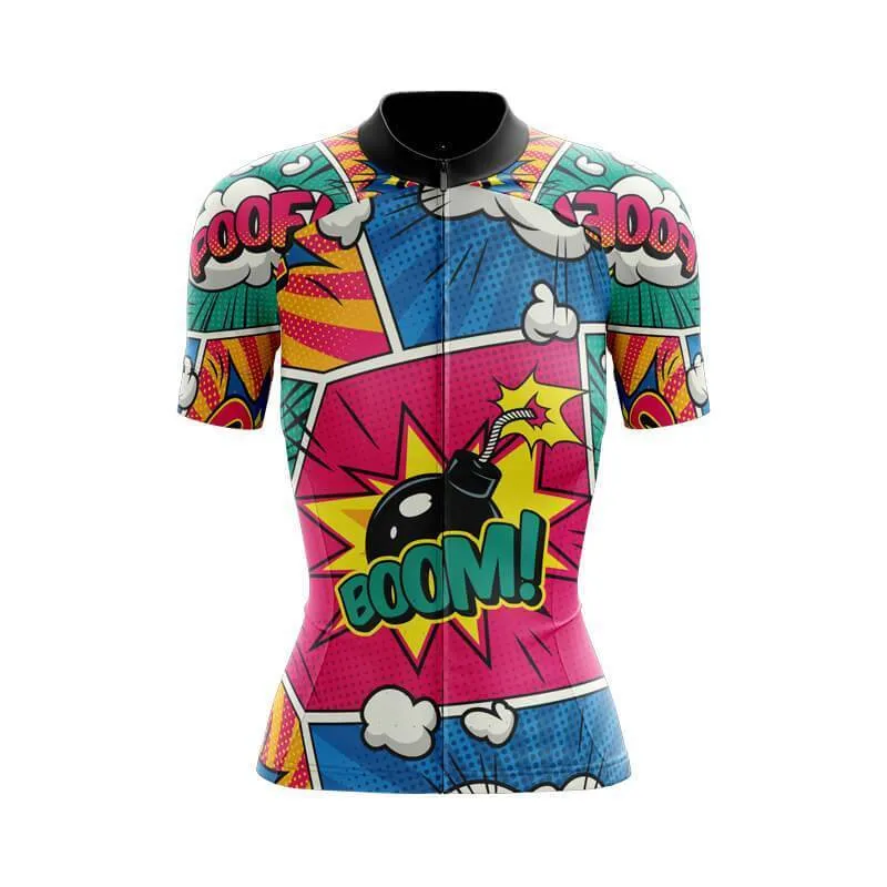 Boom Comic Women's Short Sleeve Cycling Kit sold by RSSC Sports product image thumbnail 3