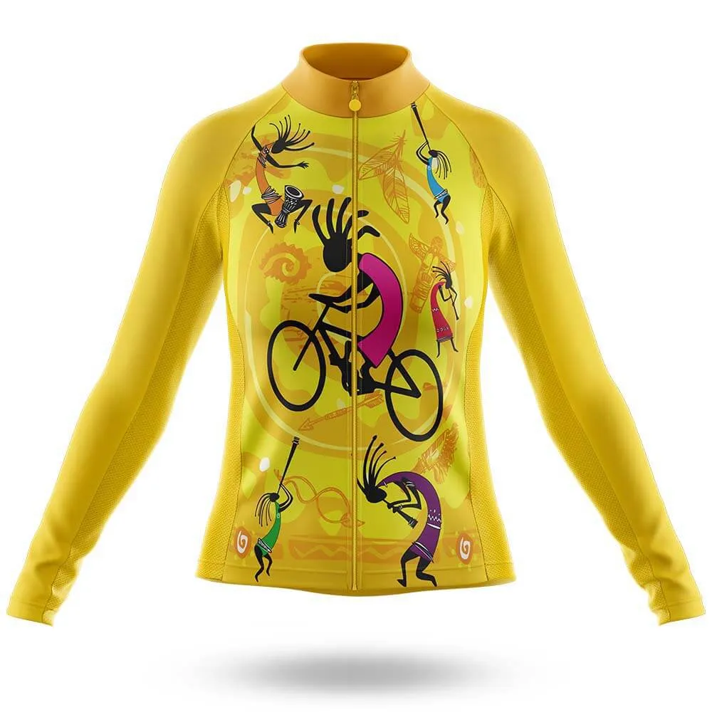 Yellow Kokopelli Women's Cycling Kit sold by RSSC Sports product image thumbnail 5