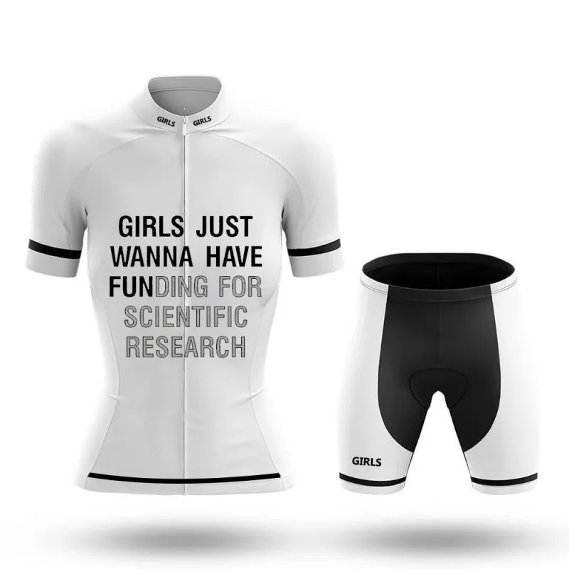 Girls Just Wanna Have Fun Women's Short Sleeve Cycling Kit sold by RSSC Sports